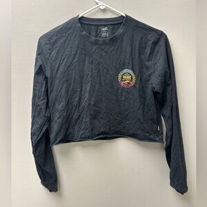 Van’s Womens Cropped Long Sleeve Shirt